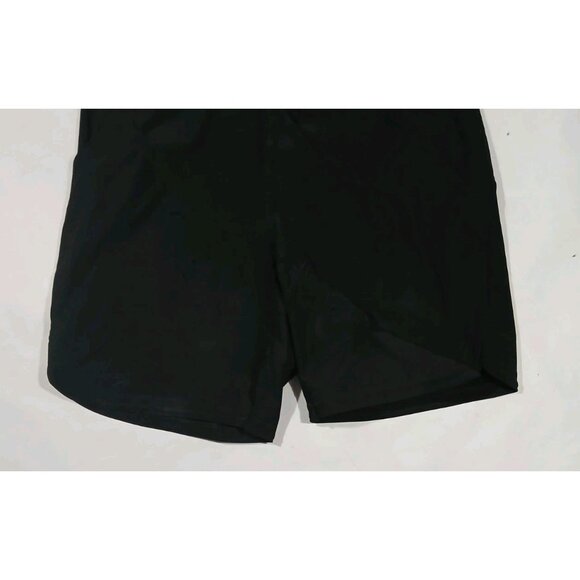 Lands End 9" Swim Board Shorts Size 18 Black No Liner Water Beach Pull On - Picture 4 of 8